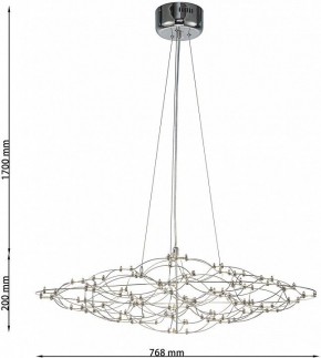 Подвесная люстра Favourite Thinner 4305-8P в Чебаркуле - chebarkul.ok-mebel.com | фото 5