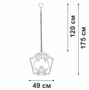Подвесная люстра Vitaluce V4991 V4991-8/3 в Чебаркуле - chebarkul.ok-mebel.com | фото 3