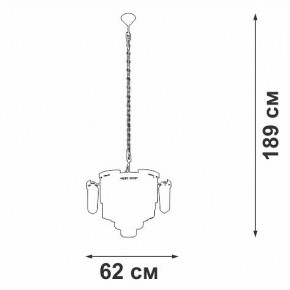 Подвесная люстра Vitaluce V58370 V58370-8/13 в Чебаркуле - chebarkul.ok-mebel.com | фото 3