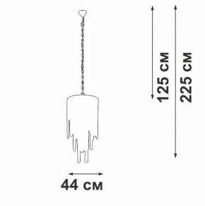 Подвесная люстра Vitaluce V5885 V5885-9/7 в Чебаркуле - chebarkul.ok-mebel.com | фото 3
