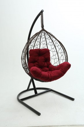 Подвесное кресло Бароло (коричневый/бордо) в Чебаркуле - chebarkul.ok-mebel.com | фото
