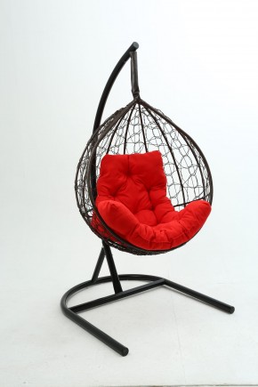 Подвесное кресло Бароло (коричневый/красный) в Чебаркуле - chebarkul.ok-mebel.com | фото