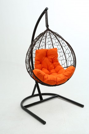 Подвесное кресло Бароло (коричневый/оранжевый) в Чебаркуле - chebarkul.ok-mebel.com | фото