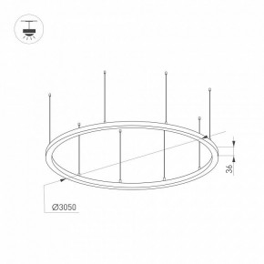 Подвесной светильник Arlight ARC 034078(1) в Чебаркуле - chebarkul.ok-mebel.com | фото 2
