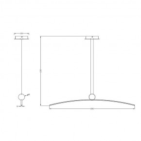 Подвесной светильник Arte Lamp Arno A3362SP-25BK в Чебаркуле - chebarkul.ok-mebel.com | фото 3