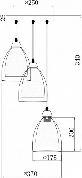 Подвесной светильник Freya Astery FR5375PL-03CH2 в Чебаркуле - chebarkul.ok-mebel.com | фото