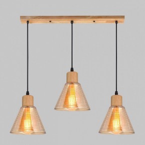 Подвесной светильник Imex MD.5870 MD.5870-3-P-WOOD+BK в Чебаркуле - chebarkul.ok-mebel.com | фото 2