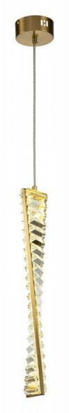 Подвесной светильник Indigo Frizzante 12015/1P Brass в Чебаркуле - chebarkul.ok-mebel.com | фото 3