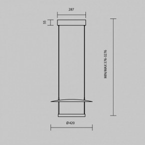 Подвесной светильник Maytoni Ambience MOD280PL-L23B3K1 в Чебаркуле - chebarkul.ok-mebel.com | фото 4