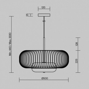 Подвесной светильник Maytoni Levitation MOD376PL-L30G3K в Чебаркуле - chebarkul.ok-mebel.com | фото 5