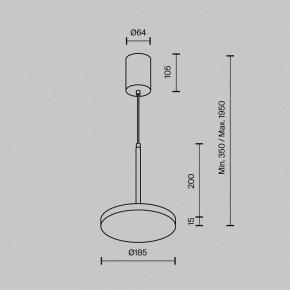 Подвесной светильник Maytoni Plato P076PL-L12W4K-BS в Чебаркуле - chebarkul.ok-mebel.com | фото 6