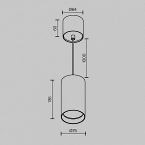 Подвесной светильник Maytoni Vol P100PL-20W3K-BS в Чебаркуле - chebarkul.ok-mebel.com | фото 7