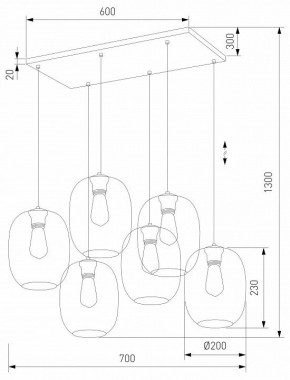Подвесной светильник TK Lighting Elio 5974 Elio в Чебаркуле - chebarkul.ok-mebel.com | фото 3