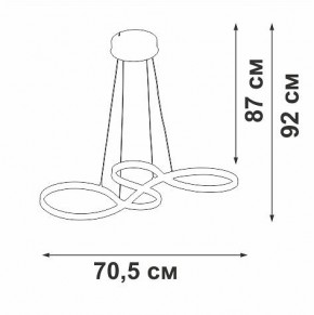 Подвесной светильник Vitaluce V2519 V2519-0/1S в Чебаркуле - chebarkul.ok-mebel.com | фото 3
