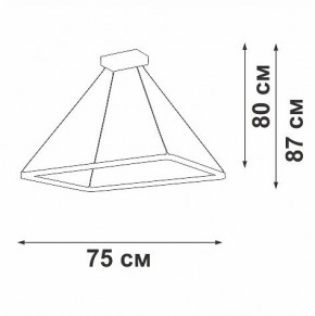 Подвесной светильник Vitaluce V2704 V2704-9/1S в Чебаркуле - chebarkul.ok-mebel.com | фото 3