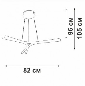 Подвесной светильник Vitaluce V2708 V2708-9/3S в Чебаркуле - chebarkul.ok-mebel.com | фото 3