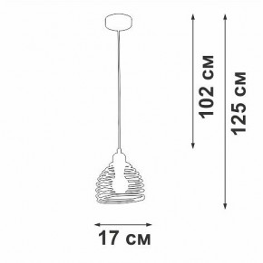 Подвесной светильник Vitaluce V2854 V2854-1/1S в Чебаркуле - chebarkul.ok-mebel.com | фото 5