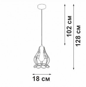 Подвесной светильник Vitaluce V2868 V2868-1/1S в Чебаркуле - chebarkul.ok-mebel.com | фото 5