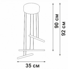 Подвесной светильник Vitaluce V3046 V3046-1/3S в Чебаркуле - chebarkul.ok-mebel.com | фото 5