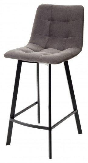 Полубарный стул CHILLI-QB SQUARE графит #14, велюр / черный каркас (H=66cm) М-City в Чебаркуле - chebarkul.ok-mebel.com | фото 1