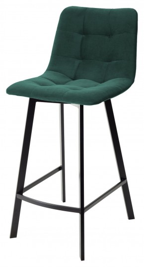 Полубарный стул CHILLI-QB SQUARE зеленый #19, велюр / черный каркас (H=66cm) М-City в Чебаркуле - chebarkul.ok-mebel.com | фото 1