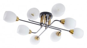 Потолочная люстра Arte Lamp Andrea A8141PL-8BK в Чебаркуле - chebarkul.ok-mebel.com | фото