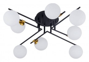 Потолочная люстра Arte Lamp Gemini A2243PL-8BK в Чебаркуле - chebarkul.ok-mebel.com | фото