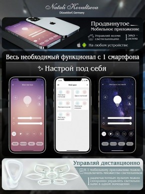 Потолочная люстра Natali Kovaltseva COBRA LED LAMPS 81121/7C в Чебаркуле - chebarkul.ok-mebel.com | фото 7