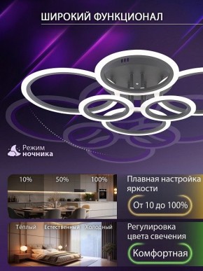 Потолочная люстра Natali Kovaltseva HOME LED LAMPS 81440 в Чебаркуле - chebarkul.ok-mebel.com | фото 6