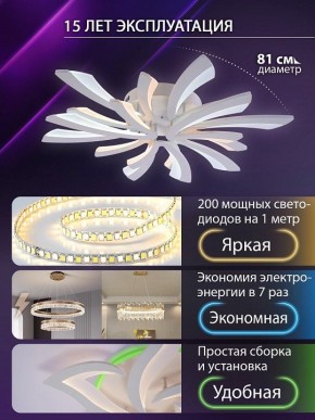 Потолочная люстра Natali Kovaltseva VIO LED LAMPS 81454 в Чебаркуле - chebarkul.ok-mebel.com | фото 5