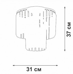 Потолочная люстра Vitaluce V5153 V5153-1/4PL в Чебаркуле - chebarkul.ok-mebel.com | фото 4