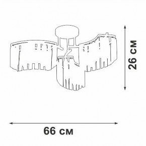Потолочная люстра Vitaluce V5884 V5884-0/6PL в Чебаркуле - chebarkul.ok-mebel.com | фото 3