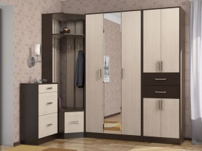 Прихожая ДИАНА-4 сек №10 (Венге/Дуб молочный) в Чебаркуле - chebarkul.ok-mebel.com | фото 3