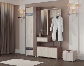 ИНФИНИТИ Прихожая (Секция с зеркалом + шкаф-пенал) в Чебаркуле - chebarkul.ok-mebel.com | фото 2