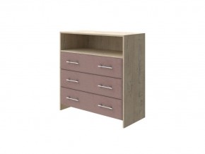 PROxSON Комод Varna (ЛДСП Бунратти+ткань Бунратти/Ultra Горячий шоколад) 90x40 в Чебаркуле - chebarkul.ok-mebel.com | фото