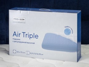 PROxSON Подушка Air Triple (Хлопок Cатин + поликоттон) 50x70 в Чебаркуле - chebarkul.ok-mebel.com | фото 12