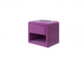 PROxSON Тумба Cube (Ткань: Велюр Shaggy Wine) 52x41 в Чебаркуле - chebarkul.ok-mebel.com | фото