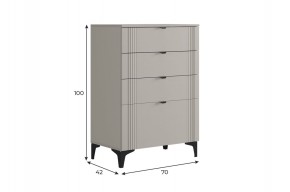 РИЧ Гостиная (модульная) кашемир в Чебаркуле - chebarkul.ok-mebel.com | фото 5