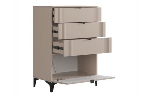РИЧ Гостиная (модульная) кашемир в Чебаркуле - chebarkul.ok-mebel.com | фото 9