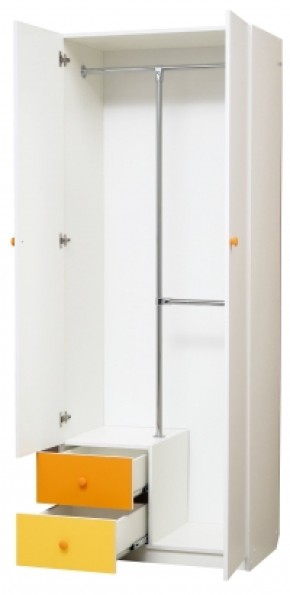 Шкаф 2-х дверный с ящиками и зеркалом Радуга (800) в Чебаркуле - chebarkul.ok-mebel.com | фото 2