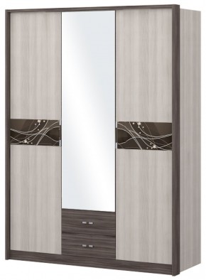 Шкаф 3-х дверный с зеркалом Шк68.2 МС Николь в Чебаркуле - chebarkul.ok-mebel.com | фото