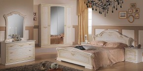 Шкаф 4-х дверный с зеркалами (08.244) Ирина (беж) в Чебаркуле - chebarkul.ok-mebel.com | фото 3