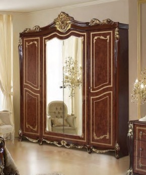 Шкаф 4-х дверный с зеркалами (19.144) Джоконда в Чебаркуле - chebarkul.ok-mebel.com | фото