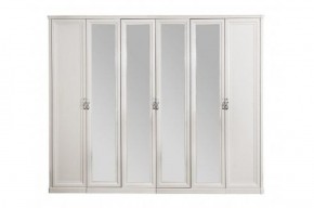 Шкаф 6-ти ств (2+2+2) с зеркалами Мишель (комплект) в Чебаркуле - chebarkul.ok-mebel.com | фото 2
