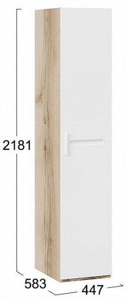 Шкаф для белья Фьюжн ТД-260.07.01 в Чебаркуле - chebarkul.ok-mebel.com | фото 4