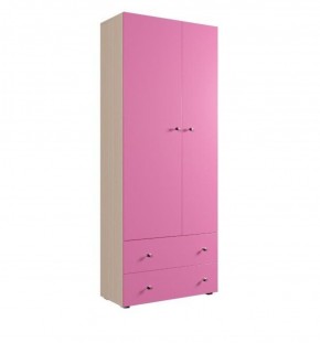 Шкаф ДМ 800 с 2-мя ящиками (розовый) в Чебаркуле - chebarkul.ok-mebel.com | фото