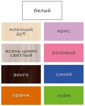 Шкаф ДМ 800 с 2-мя ящиками (розовый) в Чебаркуле - chebarkul.ok-mebel.com | фото 3