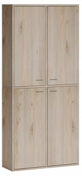 Шкаф книжный Домино СУ(ш2в2)+4ФГ в Чебаркуле - chebarkul.ok-mebel.com | фото