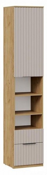 Шкаф комбинированный Хилтон Исп. 2 в Чебаркуле - chebarkul.ok-mebel.com | фото 2