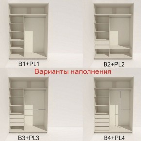 Шкаф-купе 1600 серии SOFT D1+D3+B2+PL1 (2 ящика+1штанга) профиль «Графит» в Чебаркуле - chebarkul.ok-mebel.com | фото 5